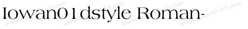 Iowan01dstyle Roman字体转换